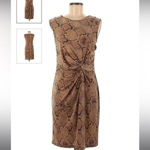 Snake Print Dress
